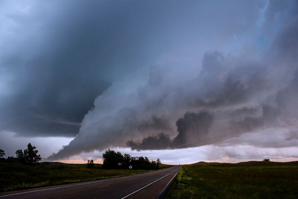 Photo of a tornado